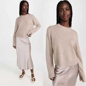 SABLYN ALI Cashmere Sweater in “Flax”
